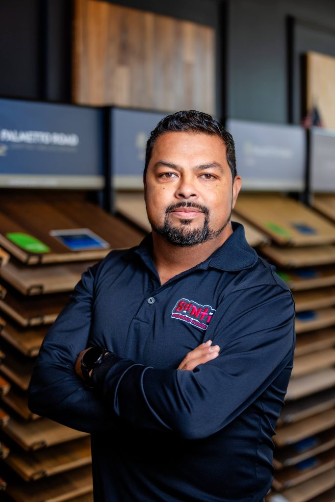 Santi Hardwood Floors team member specializing in hardwood flooring